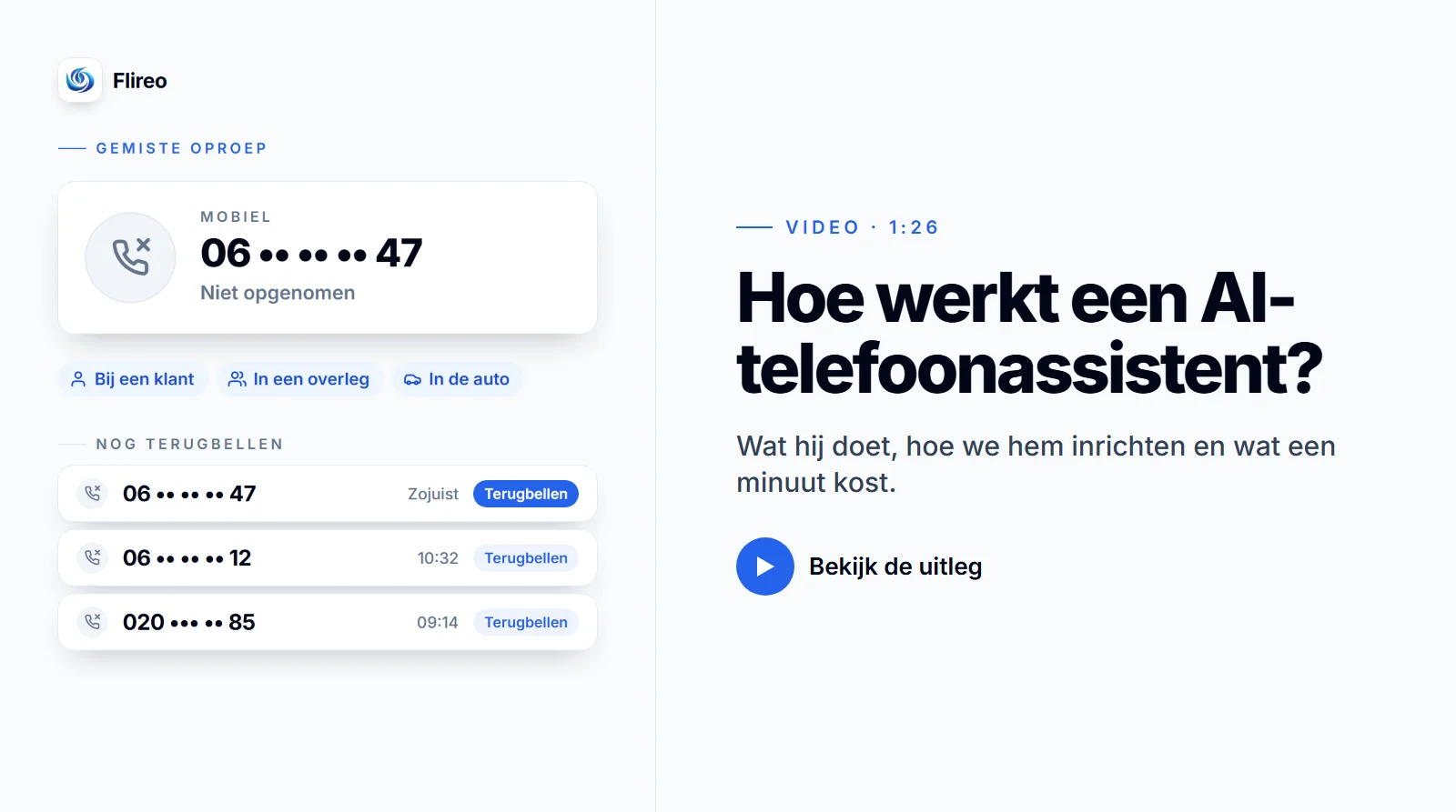 Hoe werkt een AI-telefoonassistent? De uitleg in anderhalve minuut
